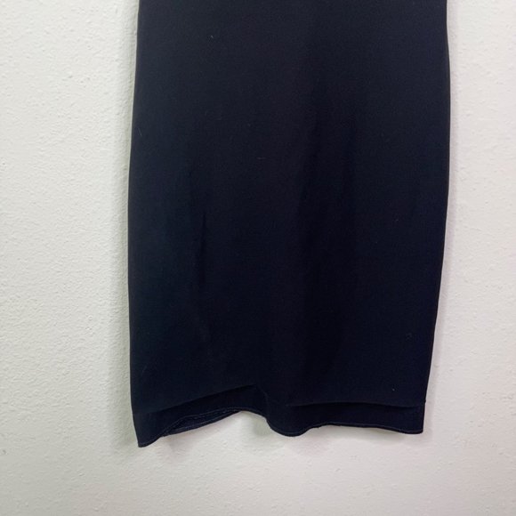 Assali Women's Cartel Mini Black Dress Size XS Deep V Lace Zip Back - Picture 7 of 12